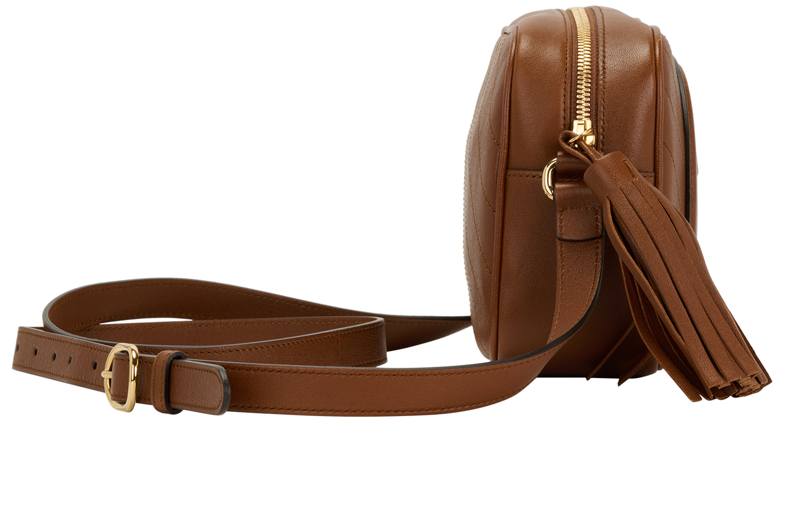 Small Blondie, &pound;650, Handbags, Brown, Leather, Side view